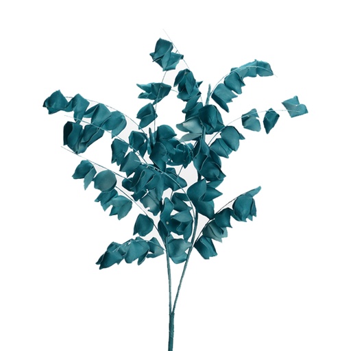 [CAD147149] Fleur turquoise en éthylène et fer Physalis